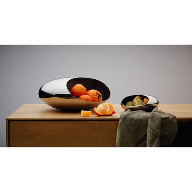 Obstschale Futuristisch-Skulpturales Design, Vielseitige Mehrzweckfunktion, Glänzend Polierte Oberfläche – Cocoon | Philippi