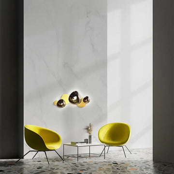 Wall lamp Brushed & Polished Gold Stainless Steel, Integrated 13 W LED 3000 K – Jack-stone | Maytoni