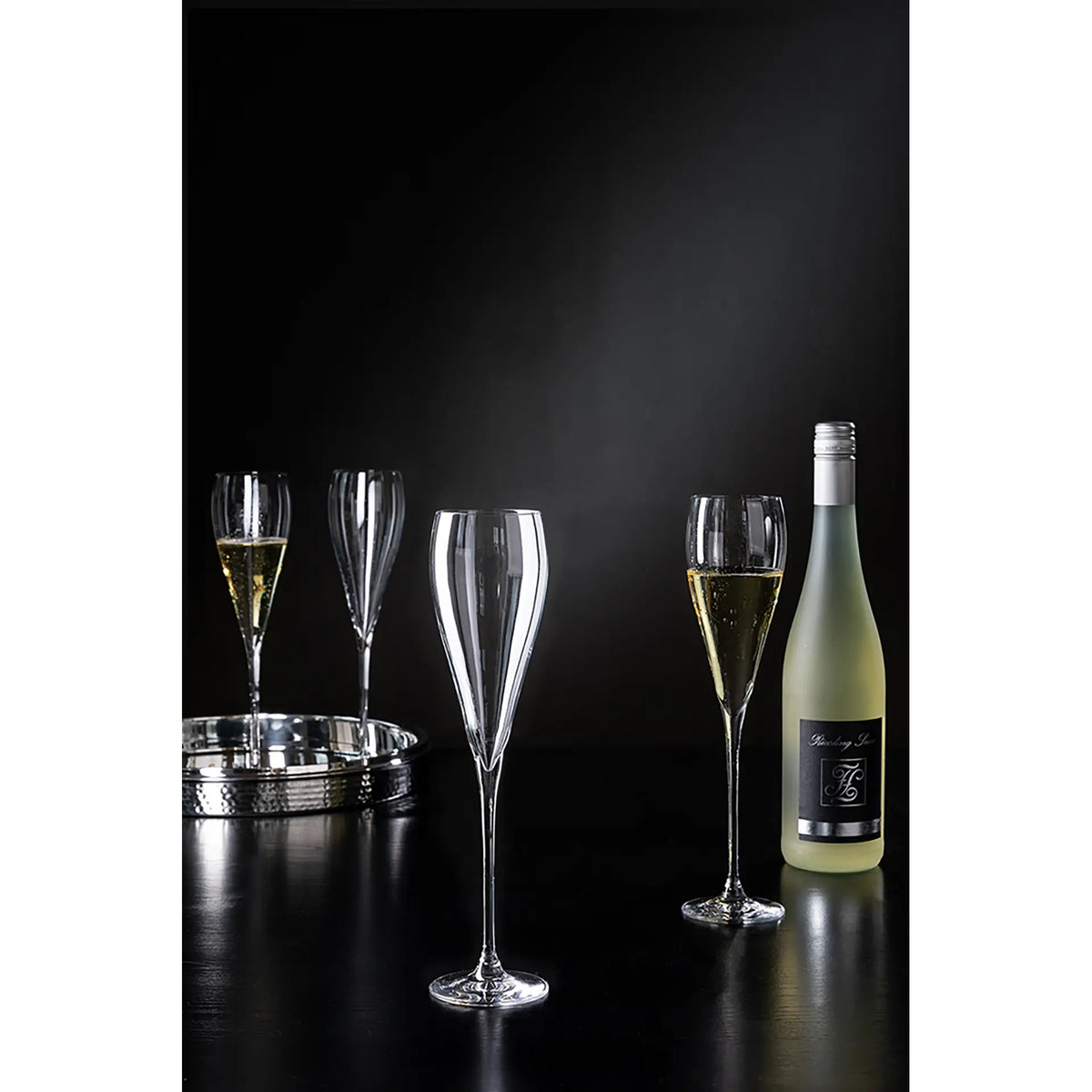 Champagnerglas – Klare Form, Feines Glas, Vielseitig - Premio | Fink Living