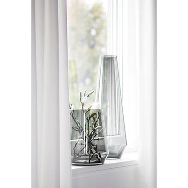 Vase – Graues Glas, Glatt, Vielseitig - Linea | Fink Living