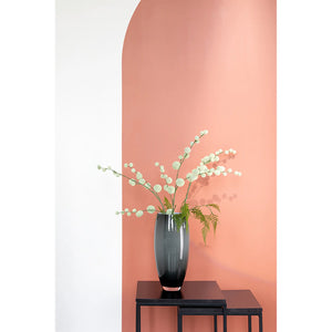 Vase – Vernickeltes Eisen, Gehämmertes Design, Handgefertigte Oberfläche - Africa | Fink Living