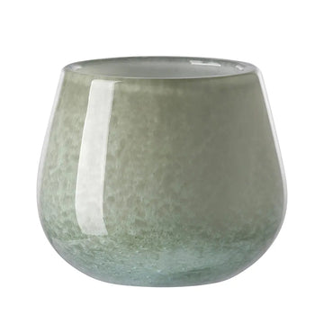 Glasvase Windlicht – Farbverlauf, Strukturdekor, Unikat - Marly | Fink Living