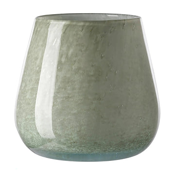 Glasvase Windlicht – Farbverlauf, Strukturdekor, Unikat - Marly | Fink Living