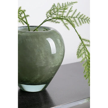 Vase – Strukturierte Glasoptik, Warme Farbnuancen, Ausdrucksstarkes Design - Lesly | Fink Living