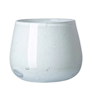 Glasvase Windlicht – Farbverlauf, Strukturdekor, Unikat - Marly | Fink Living