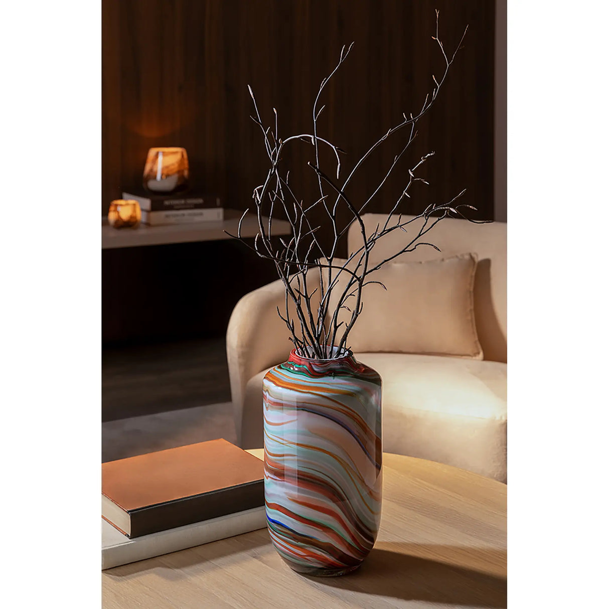 Glasvase – Mundgeblasen, Glasdesign, Zeitlos - Sancho | Fink Living