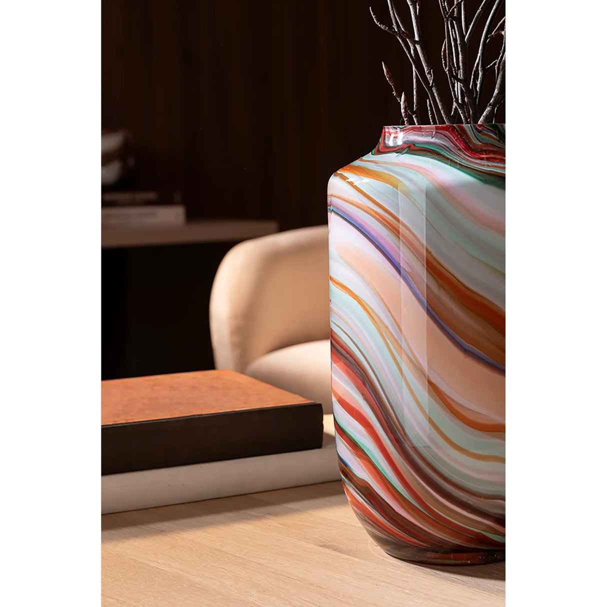 Glasvase – Mundgeblasen, Glasdesign, Zeitlos - Sancho | Fink Living