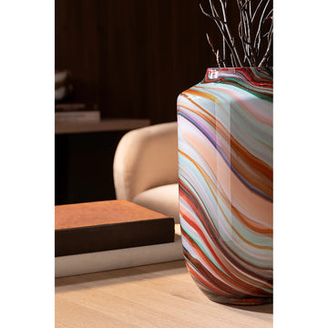 Glasvase – Mundgeblasen, Glasdesign, Zeitlos - Sancho | Fink Living