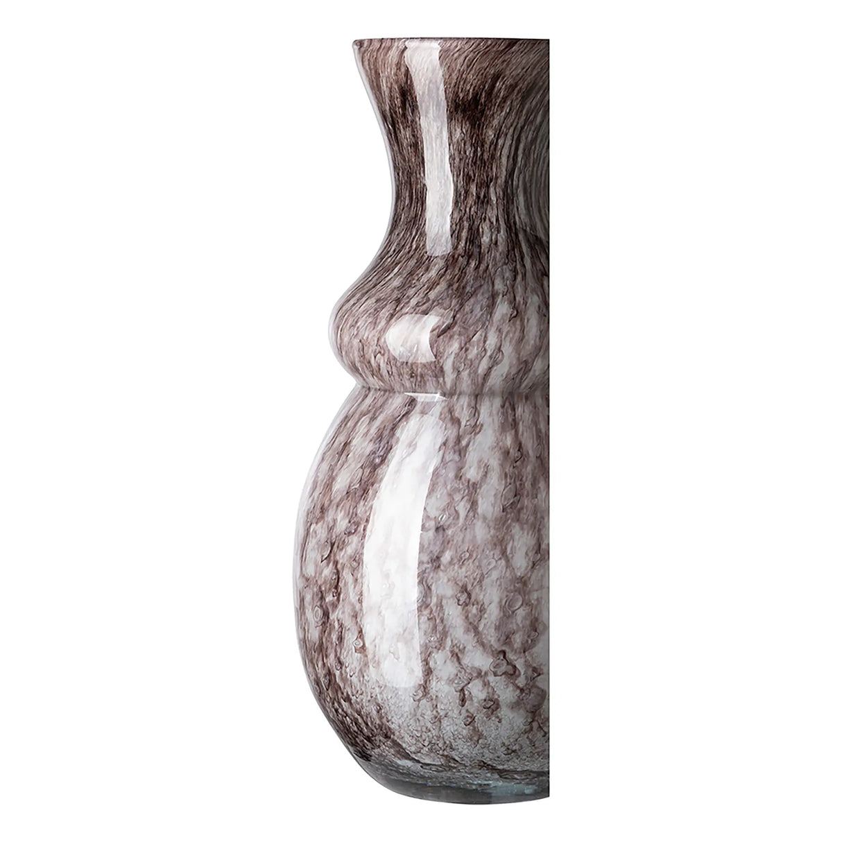 Glasvase – Glattes Design, Zylindrische Form, Glasmaterial, Sand - Ruma | Fink Living