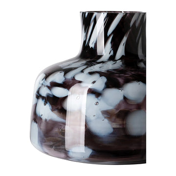 Glasvase – Markantes Muster, Harmonische Farbakzente, Vintage Charakter - Gosy | Fink Living