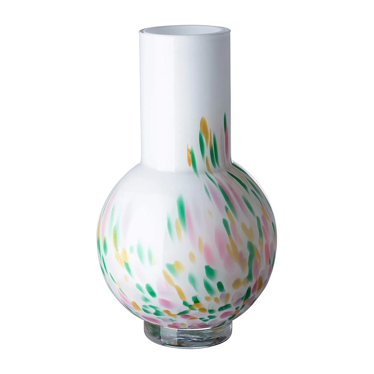 Vase – Revolt Design, Zylindrische Form, Opalglas, Weiß - Henny | Fink Living