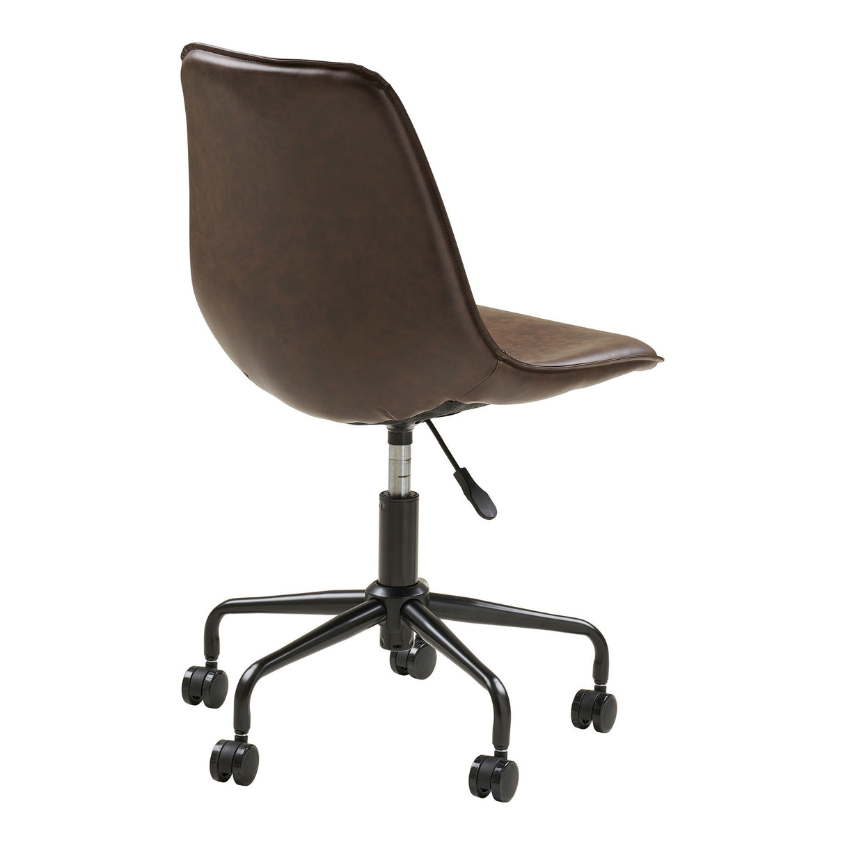 Office Swivel Chair - PU Leather Cover, Swivel, Black Legs - Monaco | House Nordic