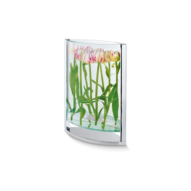 Vase Elliptische Schmale Form & Optischer Doppelboden-Wasserspiegel – Decade | Philippi