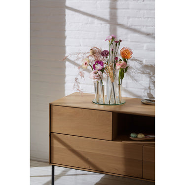Vase Polished Aluminum Tubes & Multi-stemmed Meadow Arrangement Design – Bouquet | Philippi