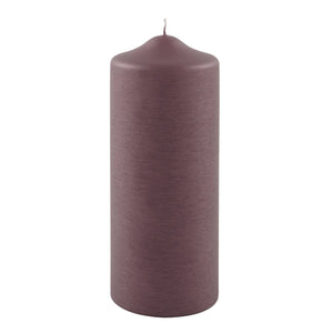 Stumpenkerze – Metallic-Optik, Gebürstetes Finish, Elegant - Candle | Fink Living