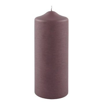 Stumpenkerze – Metallic-Optik, Gebürstetes Finish, Elegant - Candle | Fink Living