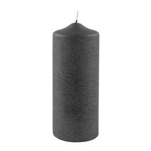 Stumpenkerze – Metallic-Optik, Gebürstetes Finish, Elegant - Candle | Fink Living