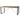 Esszimmertisch – Braunes Mangoholz, Rechteckiges Tischplatten Design, Schutzlack Finish – Nairobi | Livingfurn