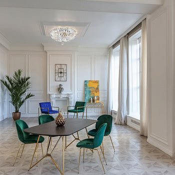 Kronleuchter mit Nickel‑Metallrahmen Diamant‑Kristall‑Dekor 3‑flammig – Basfor | Maytoni - Esszett Luxury | Stilvolles Wohnen mit Charakter