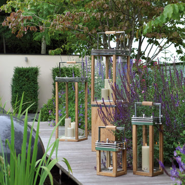 Säule – Teakholz, Edelstahl, Naturdesign - Madeira | Fink Living