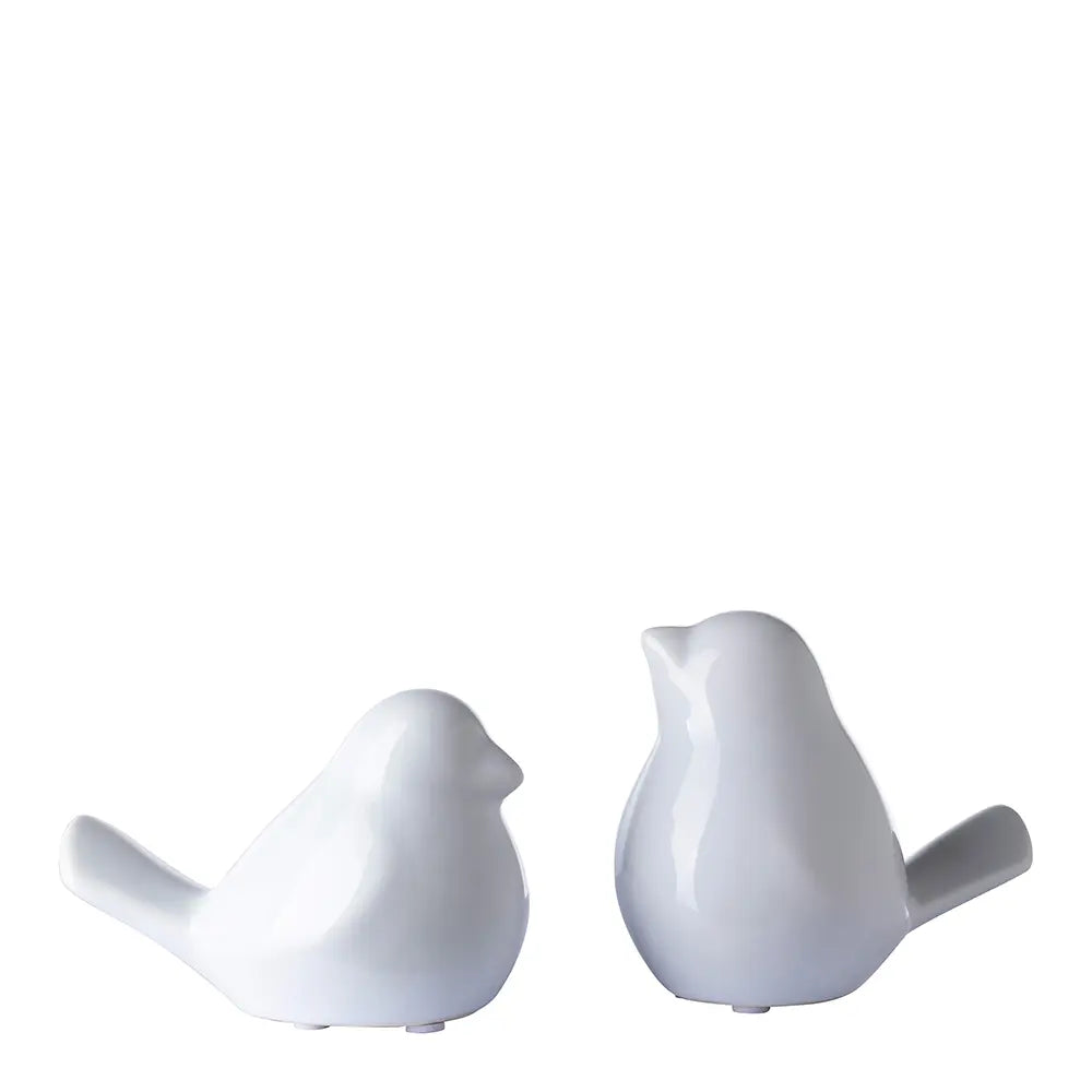 Dekofigur – Glatte Keramik, Schlichte Optik, Vogelform - Birdy | Fink Living