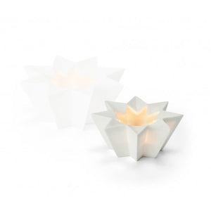 Teelichthalter – gebürstetes Metall reflektierendes Innenleben minimalistisches Design – Glory | Philippi