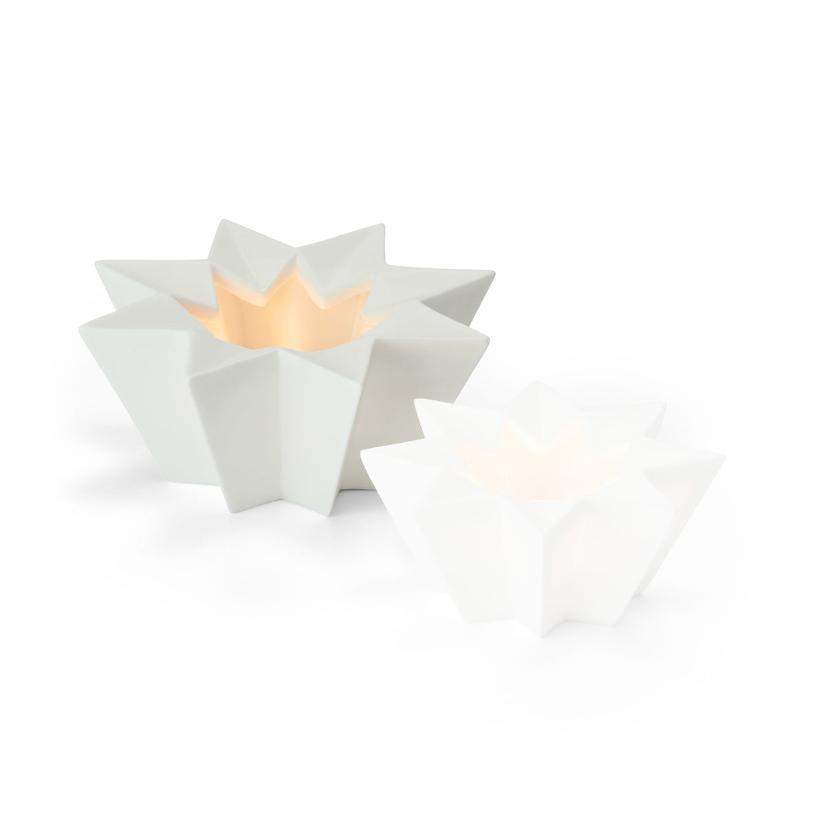 Teelichthalter – gebürstetes Metall reflektierendes Innenleben minimalistisches Design – Glory | Philippi