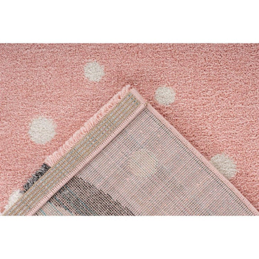 Teppich – Rosa Farbe, Kinder Muster, Pflegeleicht Material, 170 cm - Australia Gidya | Kayoom