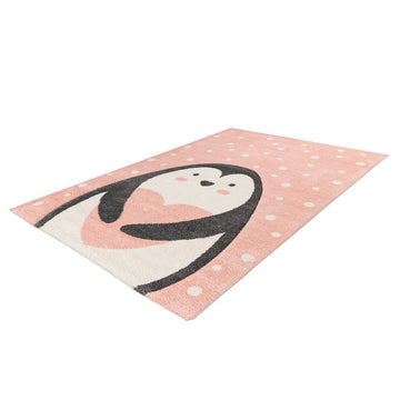 Teppich – Rosa Farbe, Kinder Motiv, Pflegeleicht Material, 150 cm - Australia Gidya | Kayoom