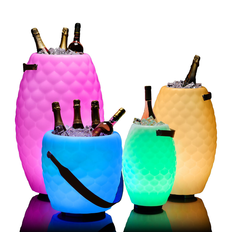 Beleuchteter Flaschenkühler + Bluetooth-Lautsprecher  - Joouly LTD