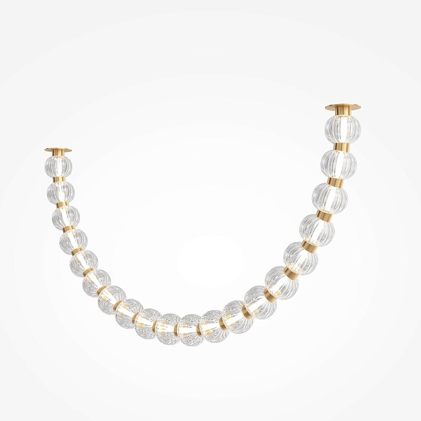 Deckenleuchte goldfarben Glaskugeln warmweißes LED - Licht – Amulet | Maytoni - Esszett Luxury | Stilvolles Wohnen mit Charakter