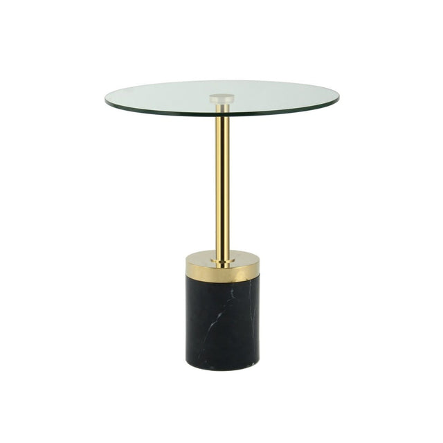 Tisch Glasplatte Marmoroptik - Sockel minimalistisch vielseitig – Lana 125 | Kayoom - Esszett Luxury | Stilvolles Wohnen mit Charakter