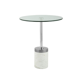 Tisch Glasplatte Marmoroptik - Sockel minimalistisch, vielseitig – Lana 125 | Kayoom - Esszett Luxury | Stilvolles Wohnen mit Charakter