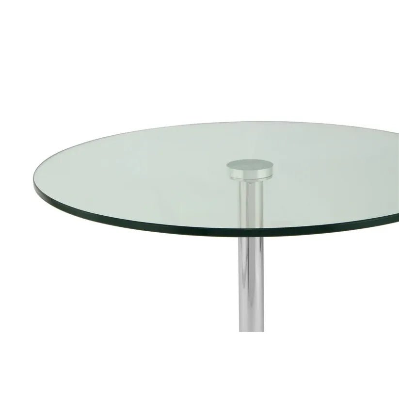 Tisch mit Glasplatte Marmoroptik & Rund – Lana 125 | Kayoom - Esszett Luxury | Stilvolles Wohnen mit Charakter