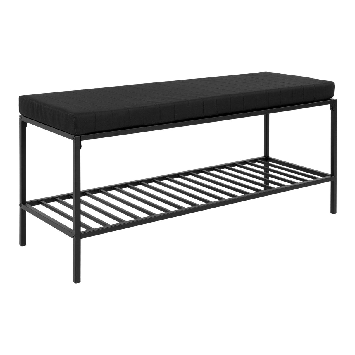 Integrierte Ablage, Weich Gepolstert, Schwarzes Metallgestell - Vita | House Nordic