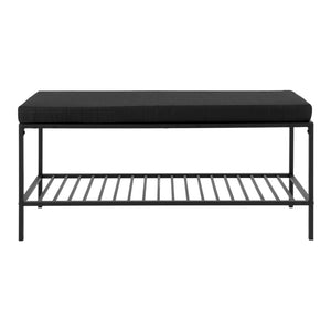 Integrierte Ablage, Weich Gepolstert, Schwarzes Metallgestell - Vita | House Nordic