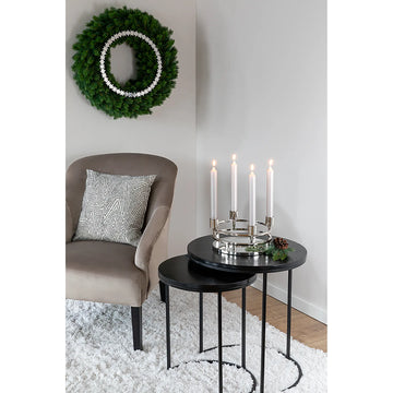 Adventskranz – Glaseinsatz, Dekorative Ablage, Geometrische Form - Modena | Fink Living