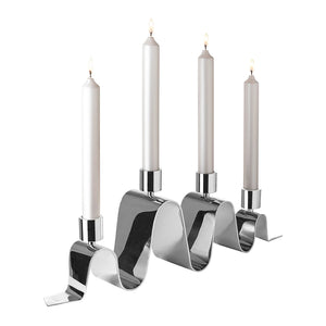 Kerzenhalter – Geschwungene Form, Skulpturales Design, Glanzoptik - Hilara | Fink Living