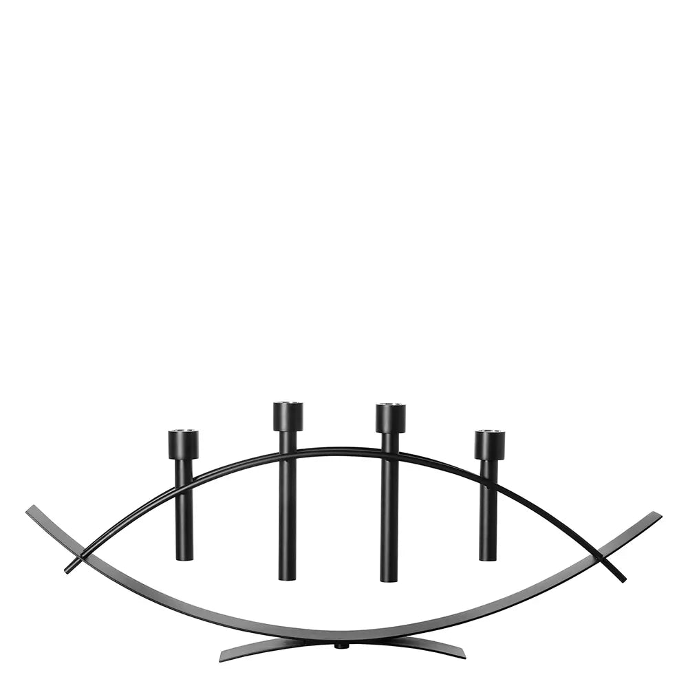 Kerzenständer – Bogenform, Minimalistische Optik, Mattes Finish - Arco | Fink Living