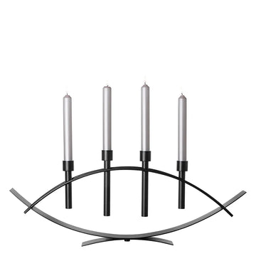 Kerzenständer – Bogenform, Minimalistische Optik, Mattes Finish - Arco | Fink Living