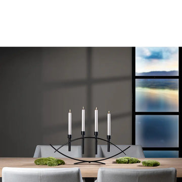 Kerzenständer – Bogenform, Minimalistische Optik, Mattes Finish - Arco | Fink Living