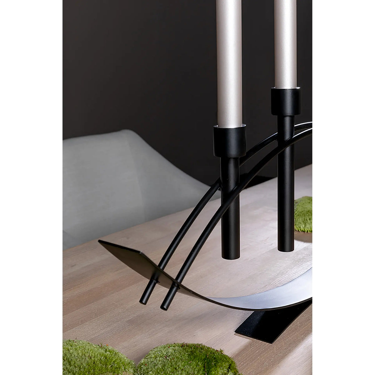 Kerzenständer – Bogenform, Minimalistische Optik, Mattes Finish - Arco | Fink Living