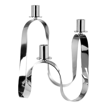 Kerzenhalter – Organische Form, Glanzoptik, Skulpturales Design - River | Fink Living
