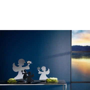 Kerzenhalter – Engelsform, Polierte Optik, Festliches Design - Holyworker | Fink Living