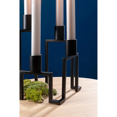 Kerzenhalter – Geometrisches Design, Glanzoptik, Skulpturale Form - Grant | Fink Living