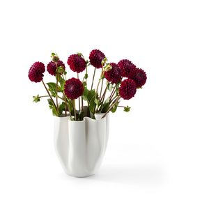 Vase mit 3D-gedrucktem Keramik-Faltendesign & wasserfester Innenbeschichtung – Livree | Philippi