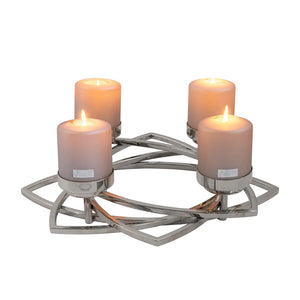 Adventskranz – Multifunktionales Design, Runde Form, Glanzoptik - Zappora | Fink Living