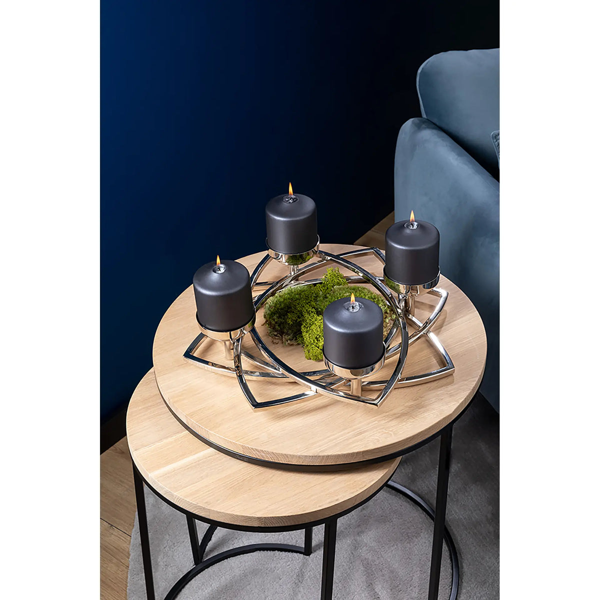 Adventskranz – Multifunktionales Design, Runde Form, Glanzoptik - Zappora | Fink Living