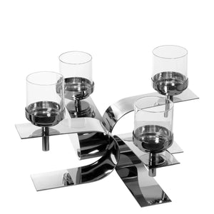 Kerzenhalter – Schwebende Glaseinsätze, Runde Form, Elegante Optik - Passiona | Fink Living