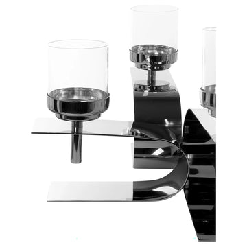 Kerzenhalter – Schwebende Glaseinsätze, Runde Form, Elegante Optik - Passiona | Fink Living
